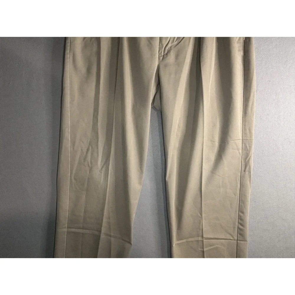 Polo Ralph Lauren Polo Chino Pleated Pants Men 40x30 Khaki Cotton